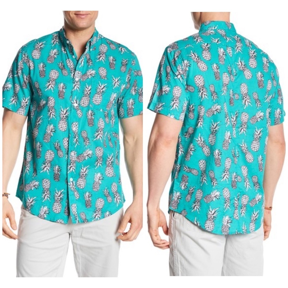 NWT Trunks Surf & Swim Pineapple Shirt Medium